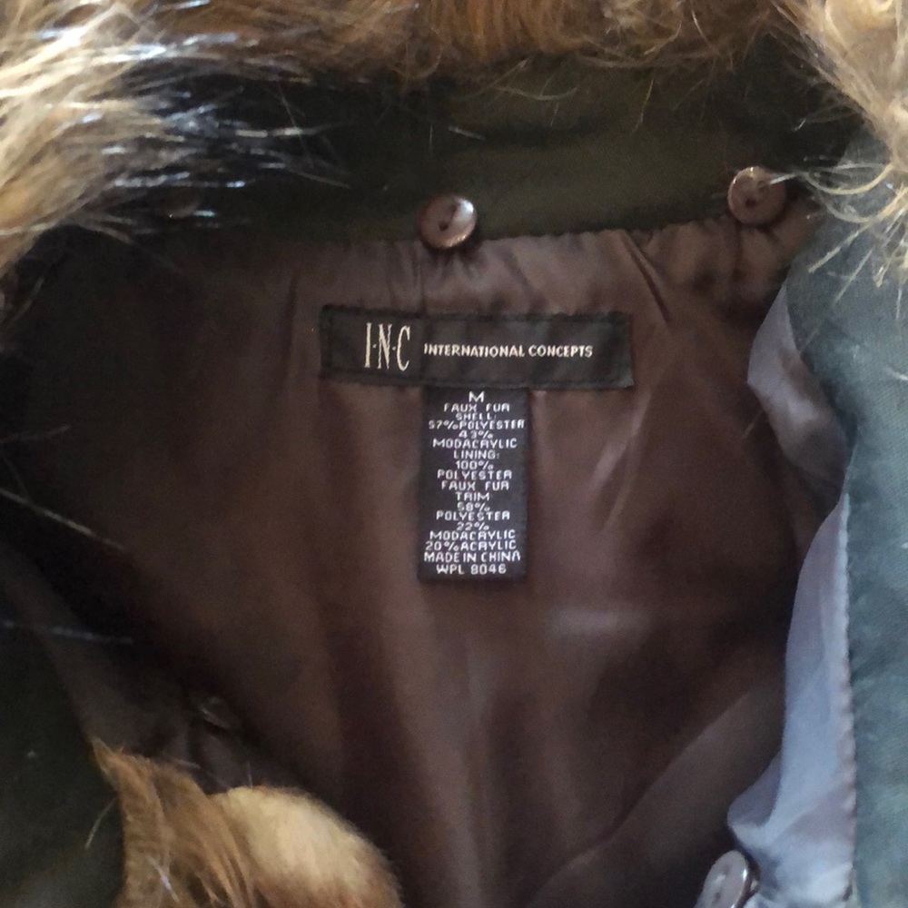 Faux INC fur vest!